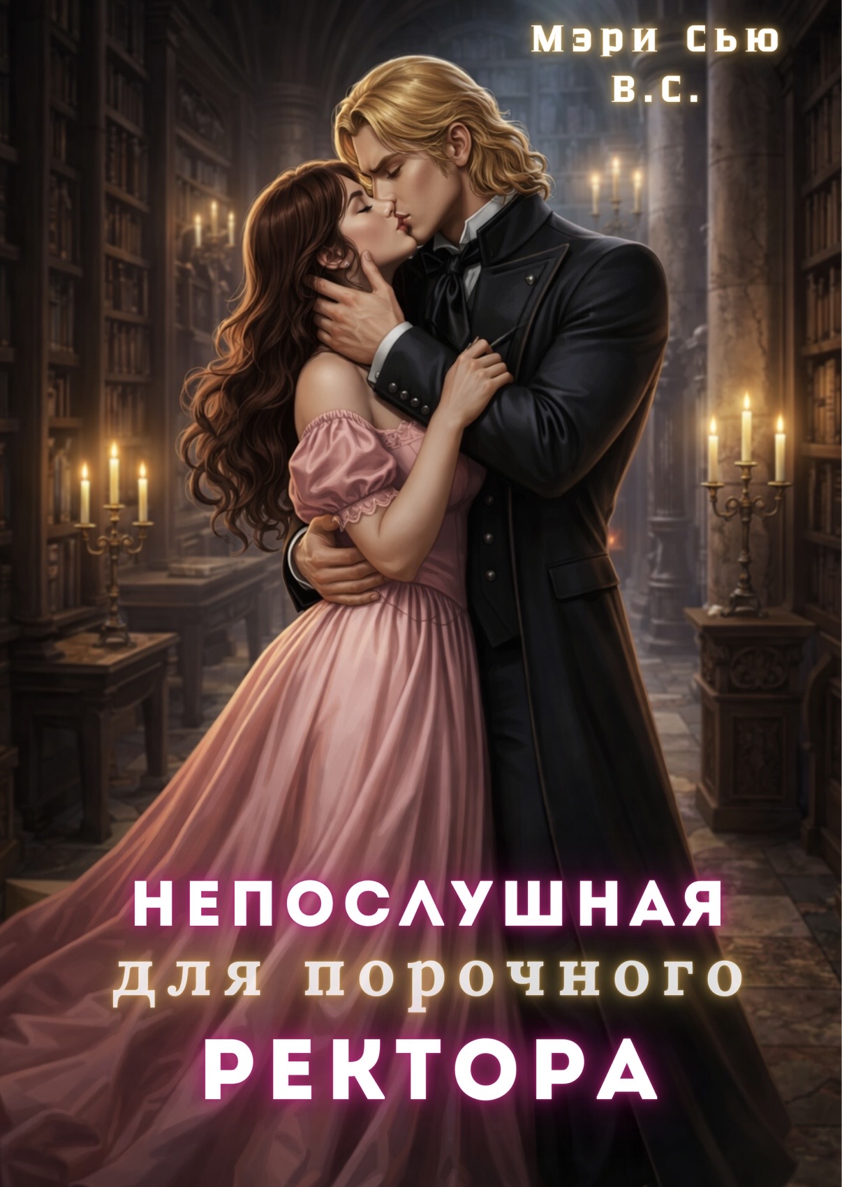 Обложка книги «Непослушная для порочного ректора ️»