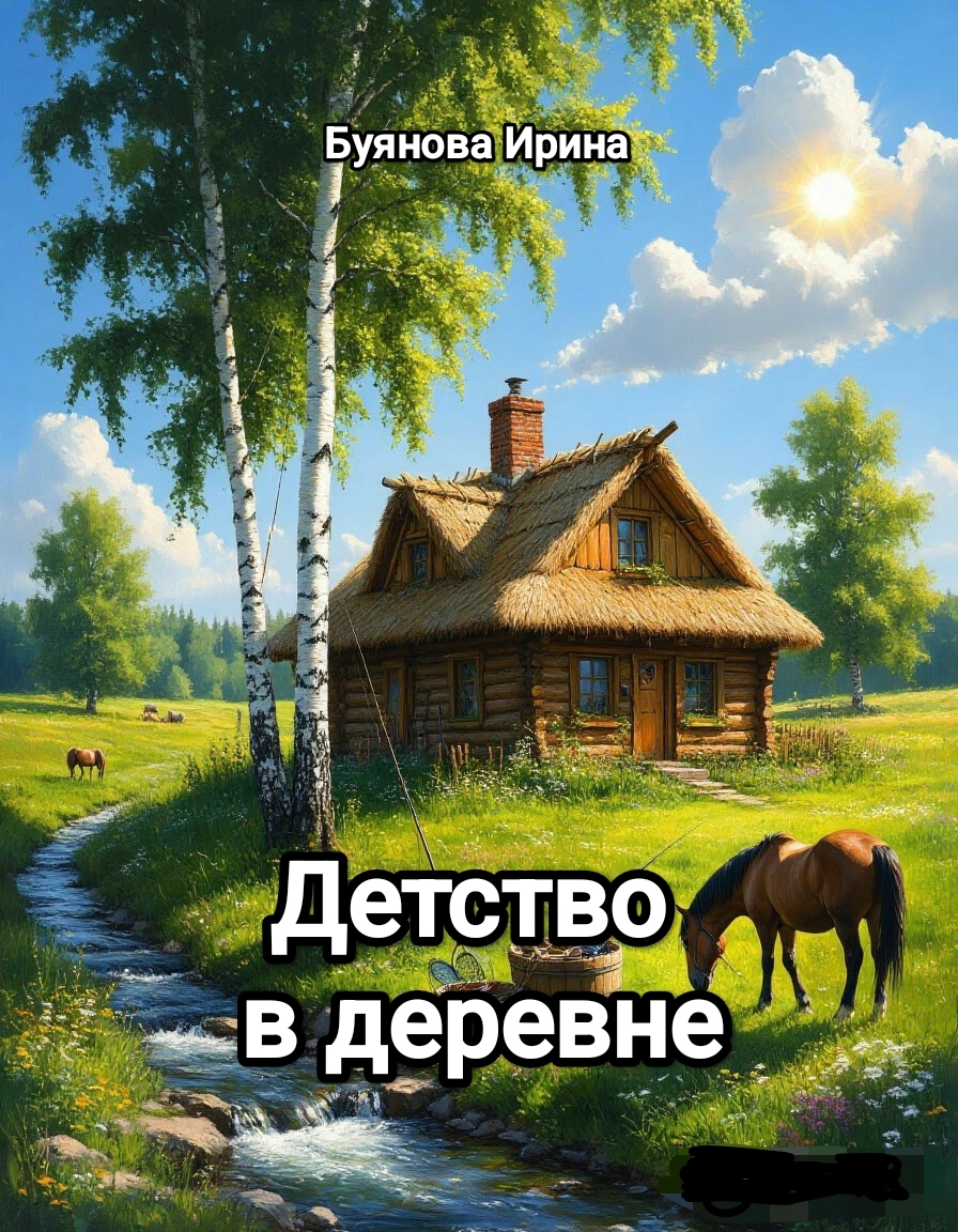 Обложка книги «Детство в деревне»