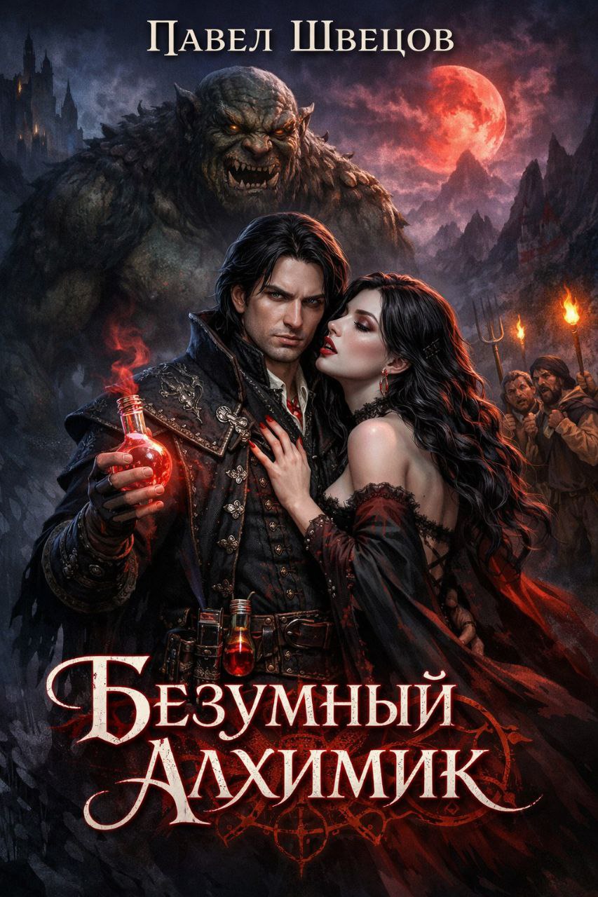 Обложка книги «Безумный алхимик»