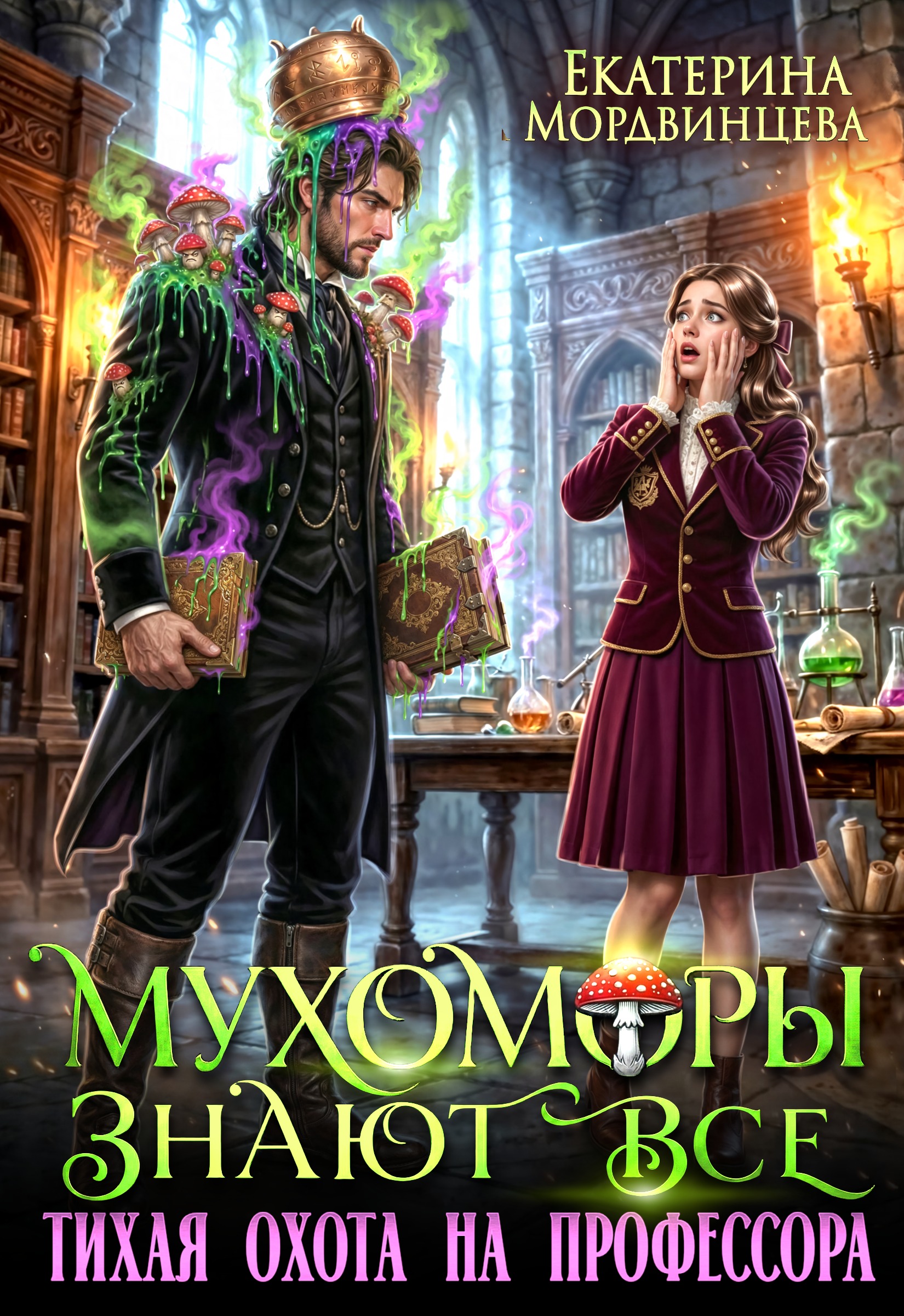 Обложка книги «Мухоморы знают всё. Тихая охота на профессора»