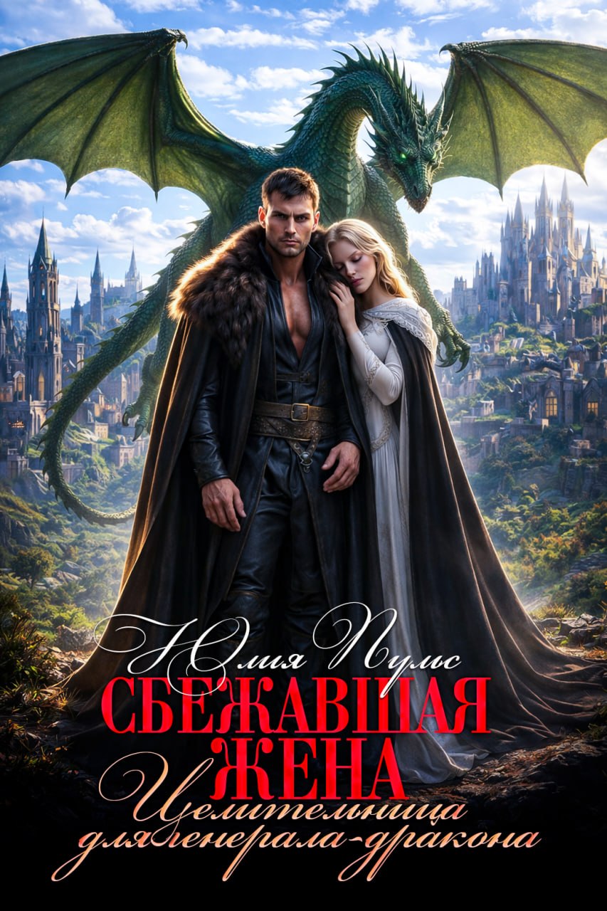 Обложка книги «Сбежавшая жена. Целительница для генерала-дракона»