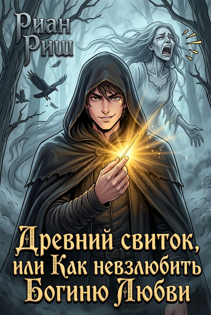 Обложка книги «Древний свиток, или Как невзлюбить Богиню Любви»