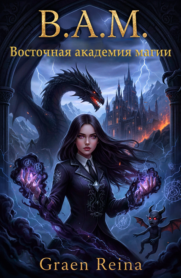 Обложка книги «В.А.М. Восточная академия магии»