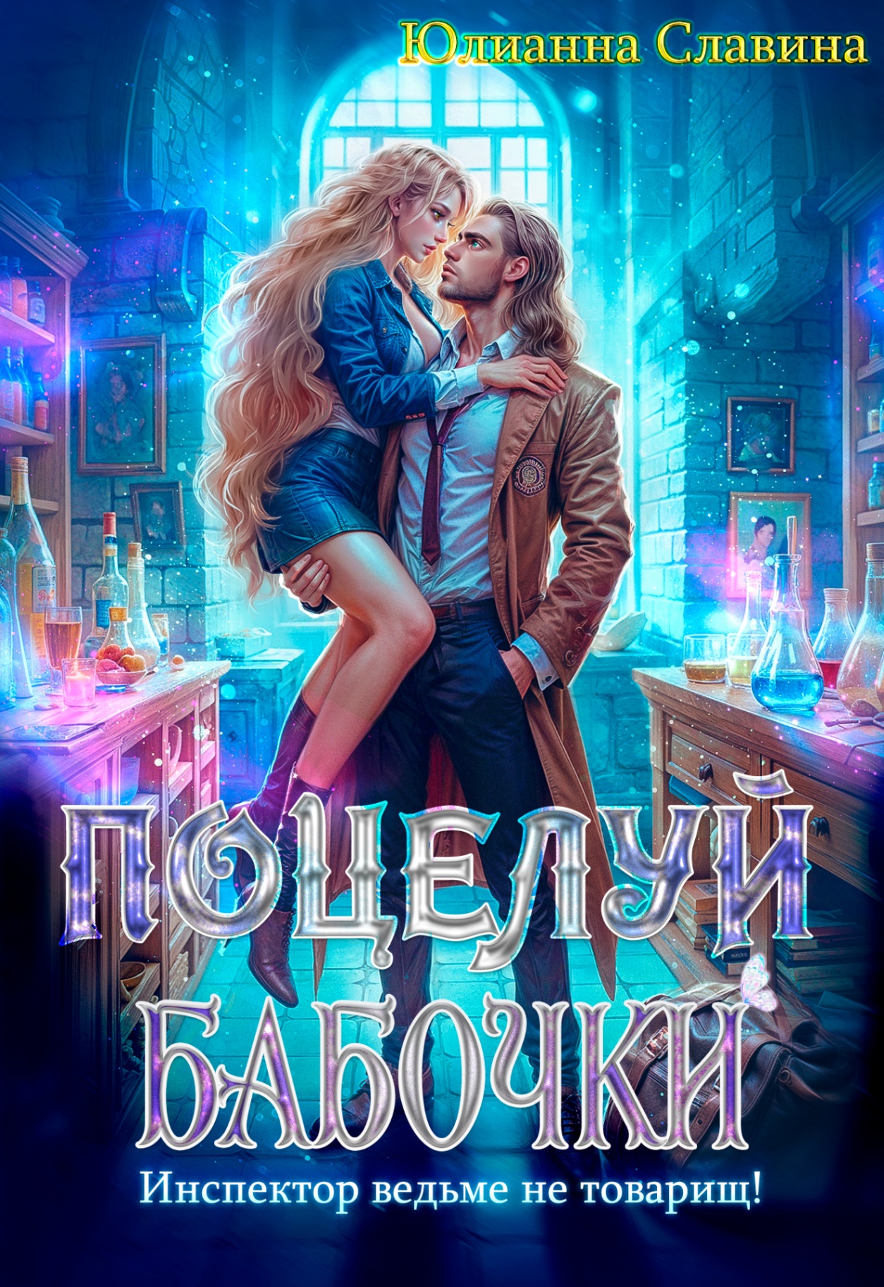 Обложка книги «Поцелуй бабочки: Инспектор ведьме не товарищ!»