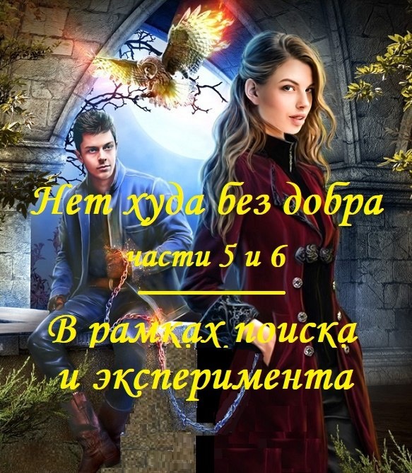Обложка книги «Нет худа без добра, Фантастическая повесть в 10 частях. Части 5 и 6. В рамках поиска и эксперимента»