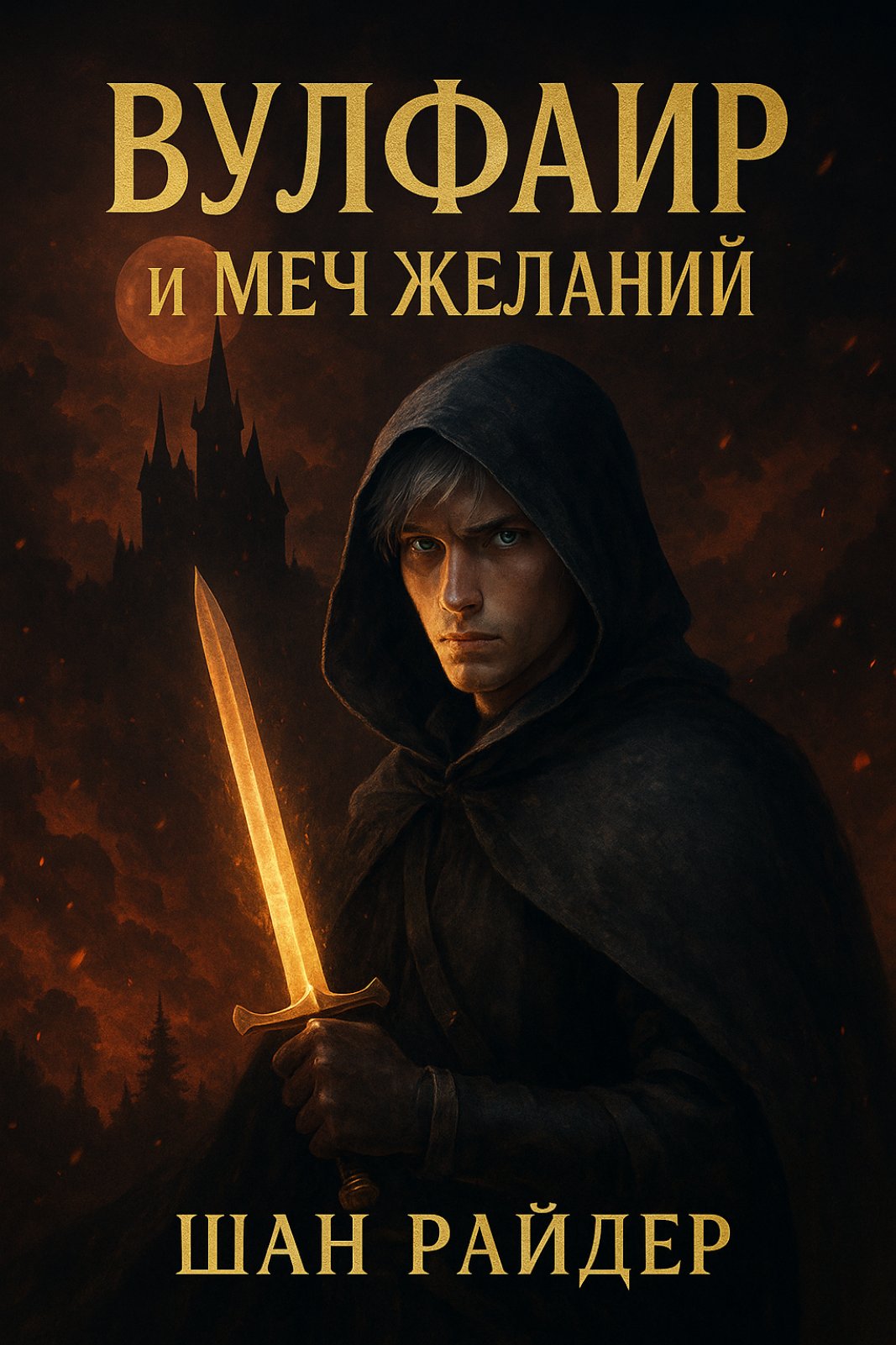 Обложка книги «Вулфаир и Меч желаний»