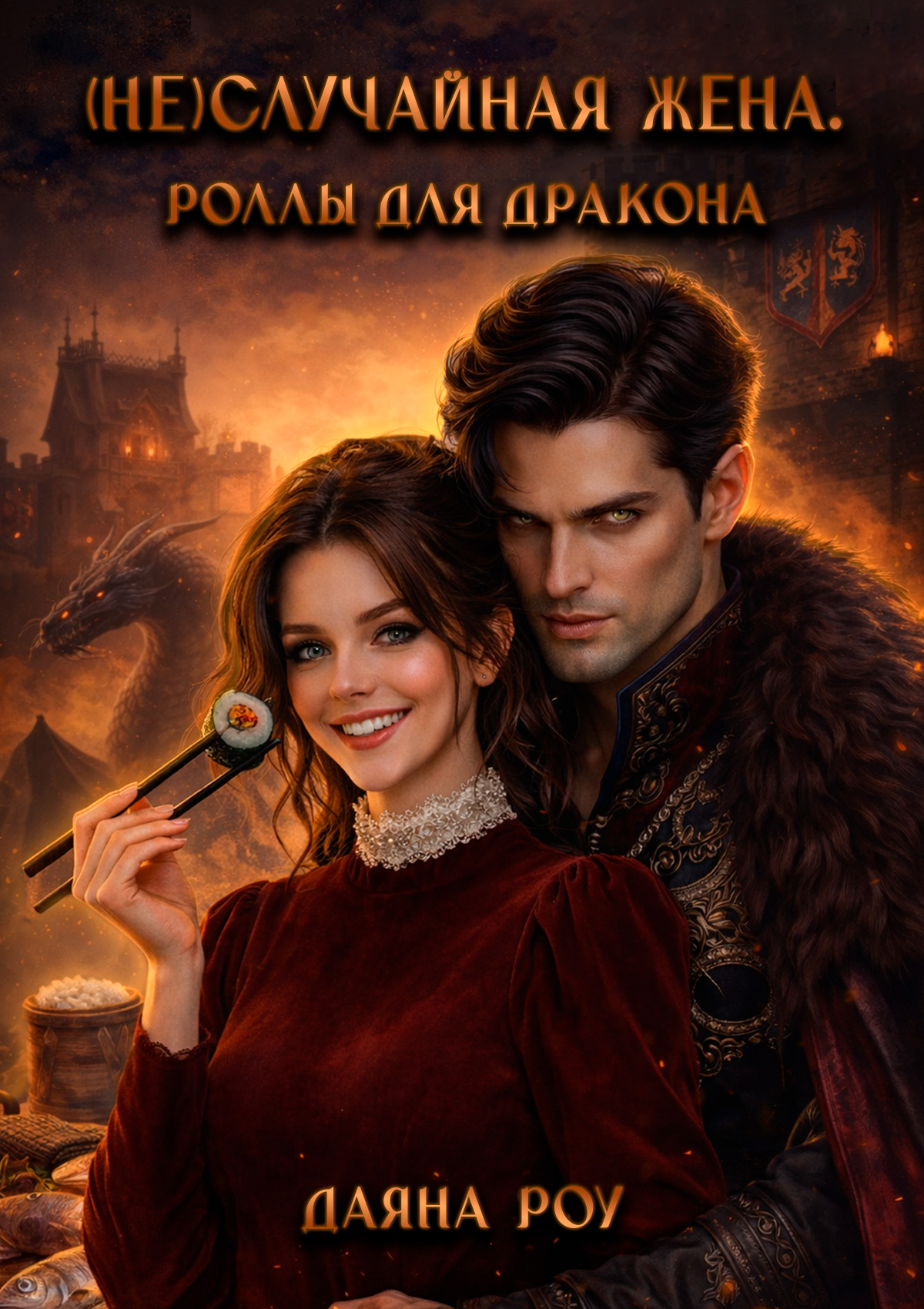 Обложка книги «(не)случайная Жена. Роллы Для Лорда Дракона.»