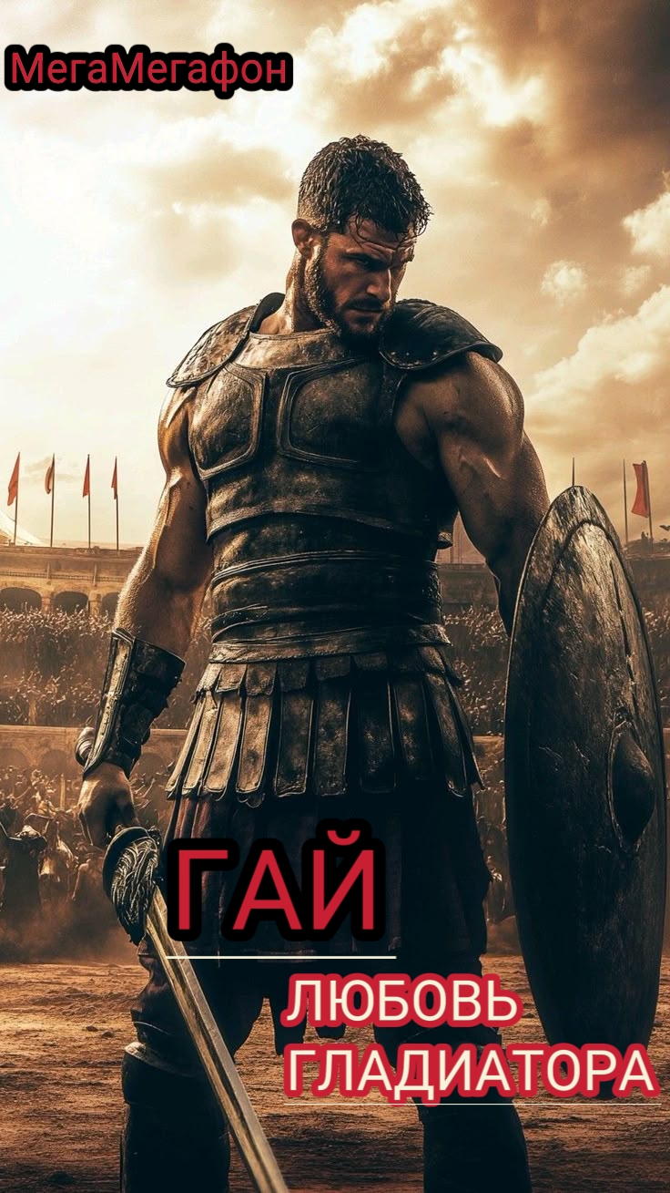 Обложка книги «Гай. Любовь гладиатора.»