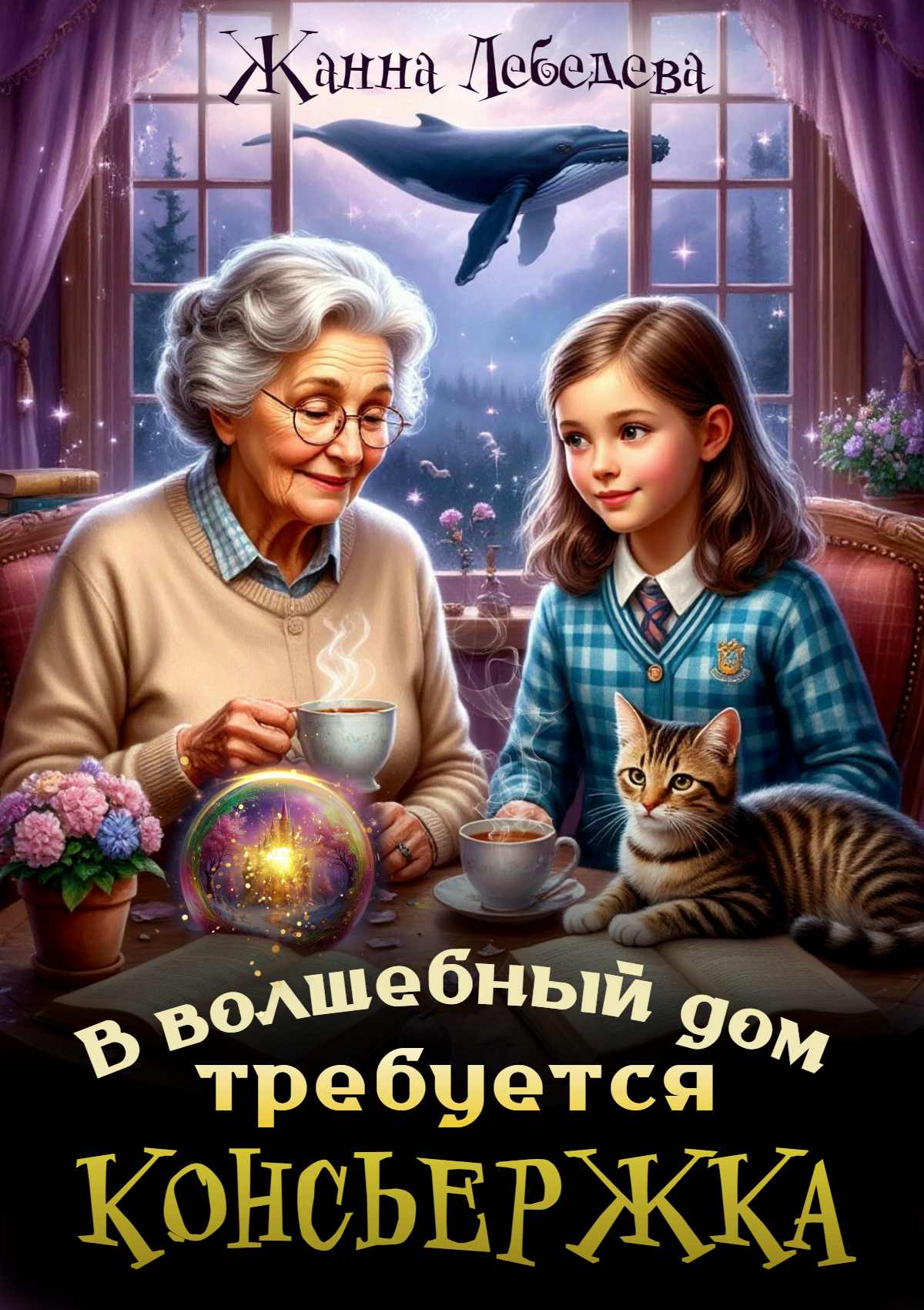 Обложка книги «В волшебный дом требуется консьержка!»
