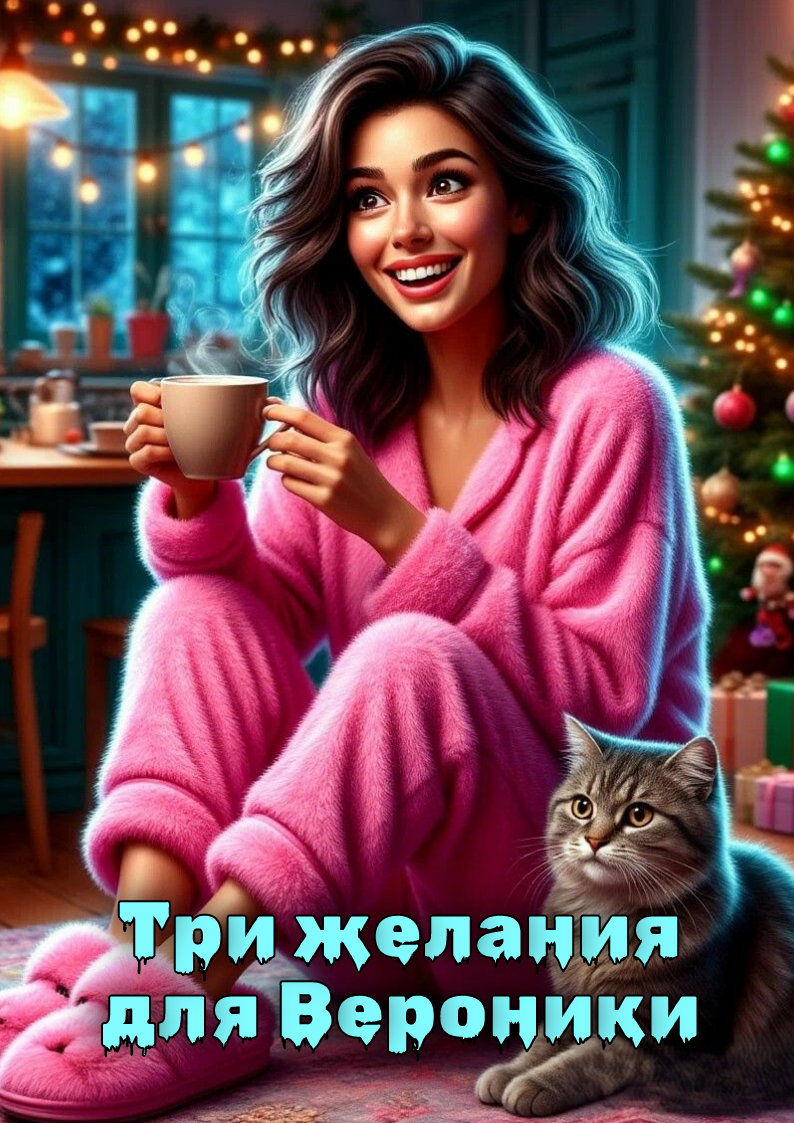 Обложка книги «Три желания для Вероники. Новогодняя история»