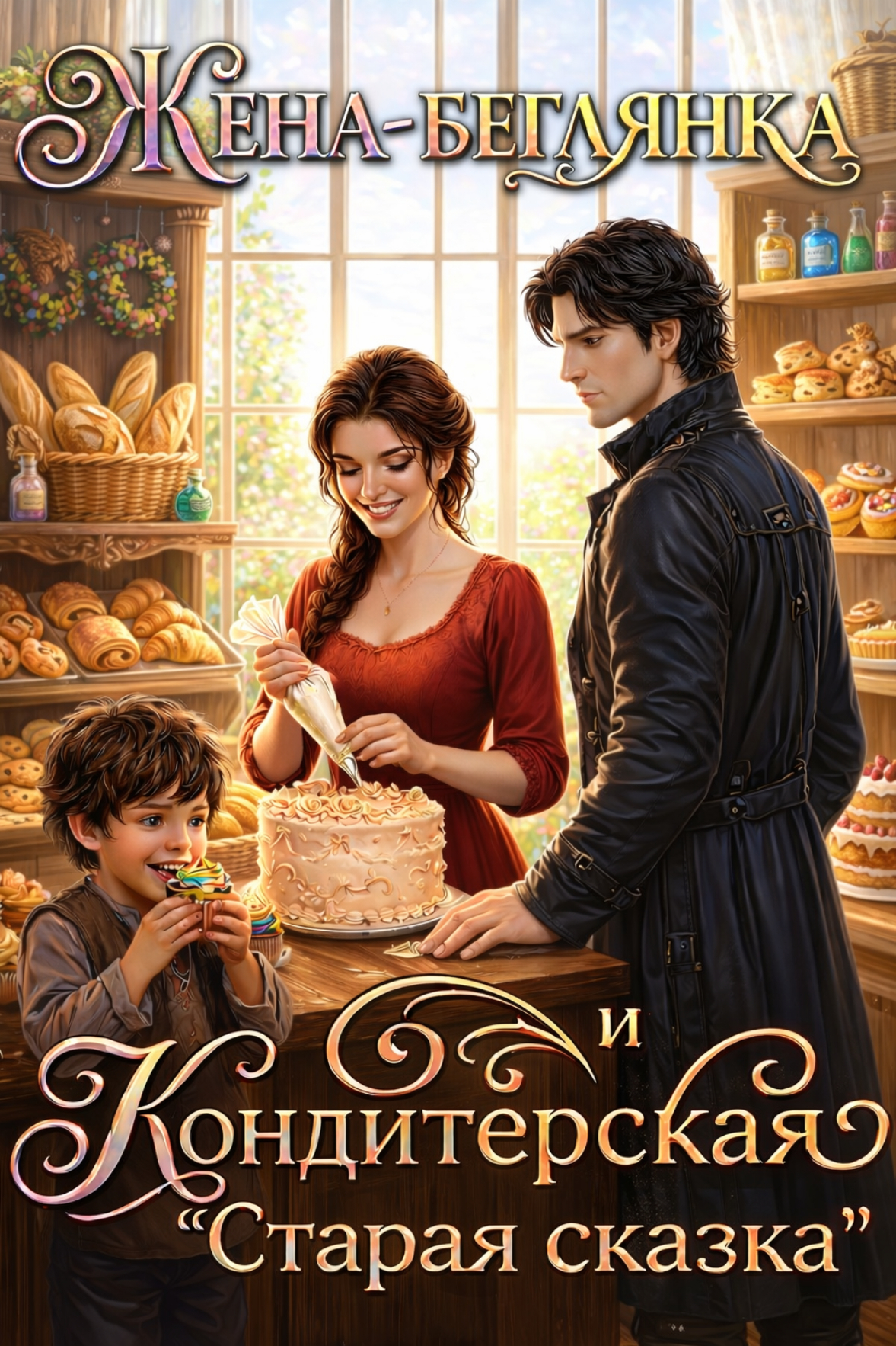 Обложка книги «Жена-беглянка и кондитерская "Старая сказка"»