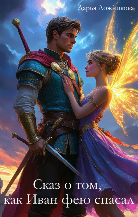 Обложка книги «Сказ о том как Иван фею спасал»
