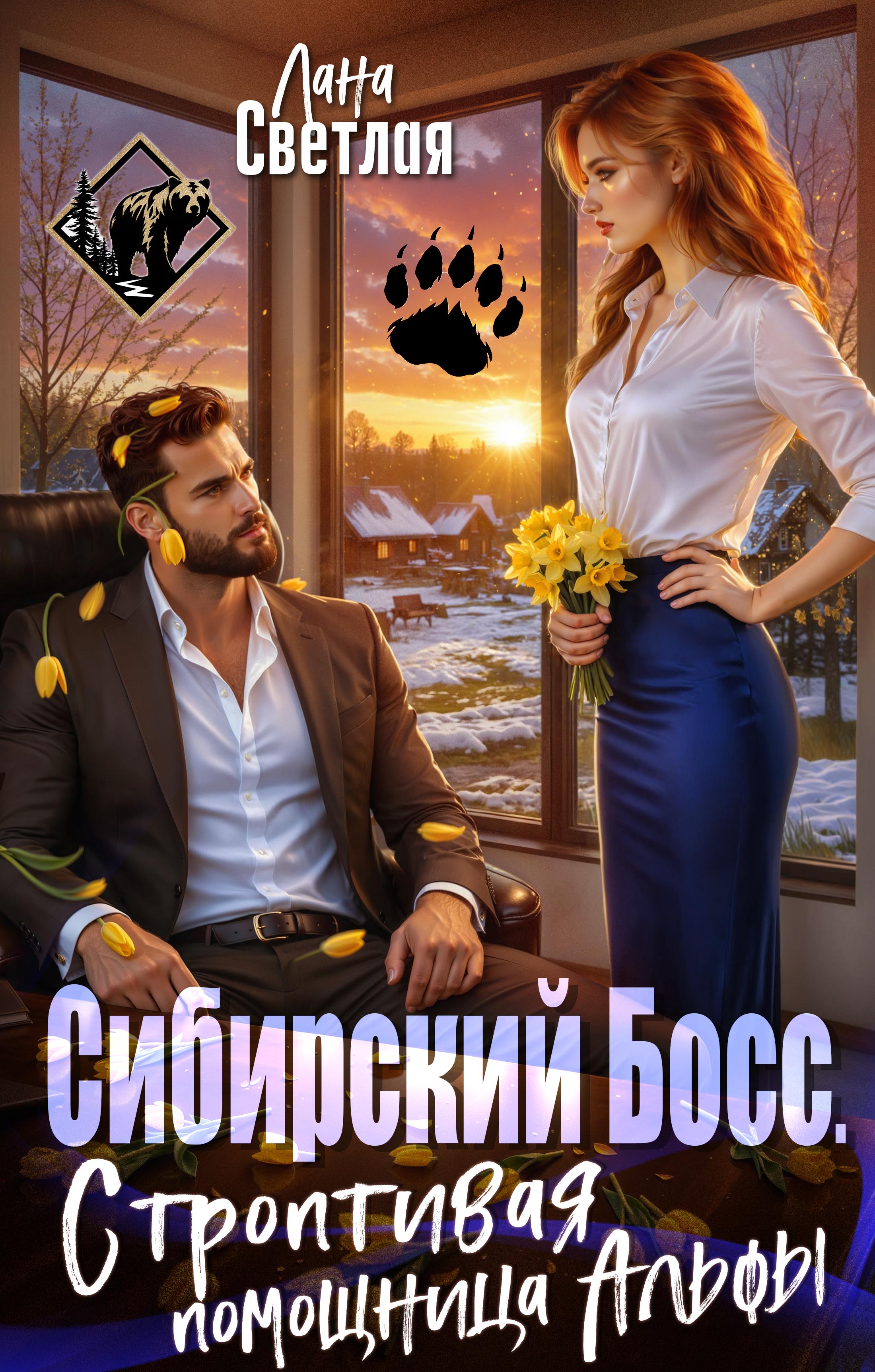 Обложка книги «Сибирский Босс.. Строптивая помощница Альфы»