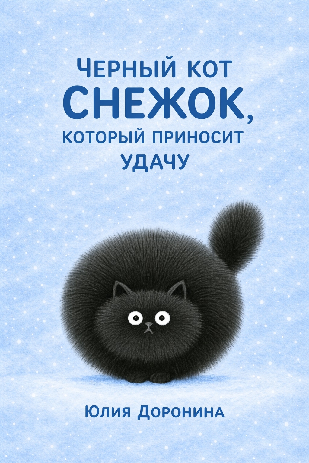 Обложка книги «Кот Снежок, который приносит удачу»