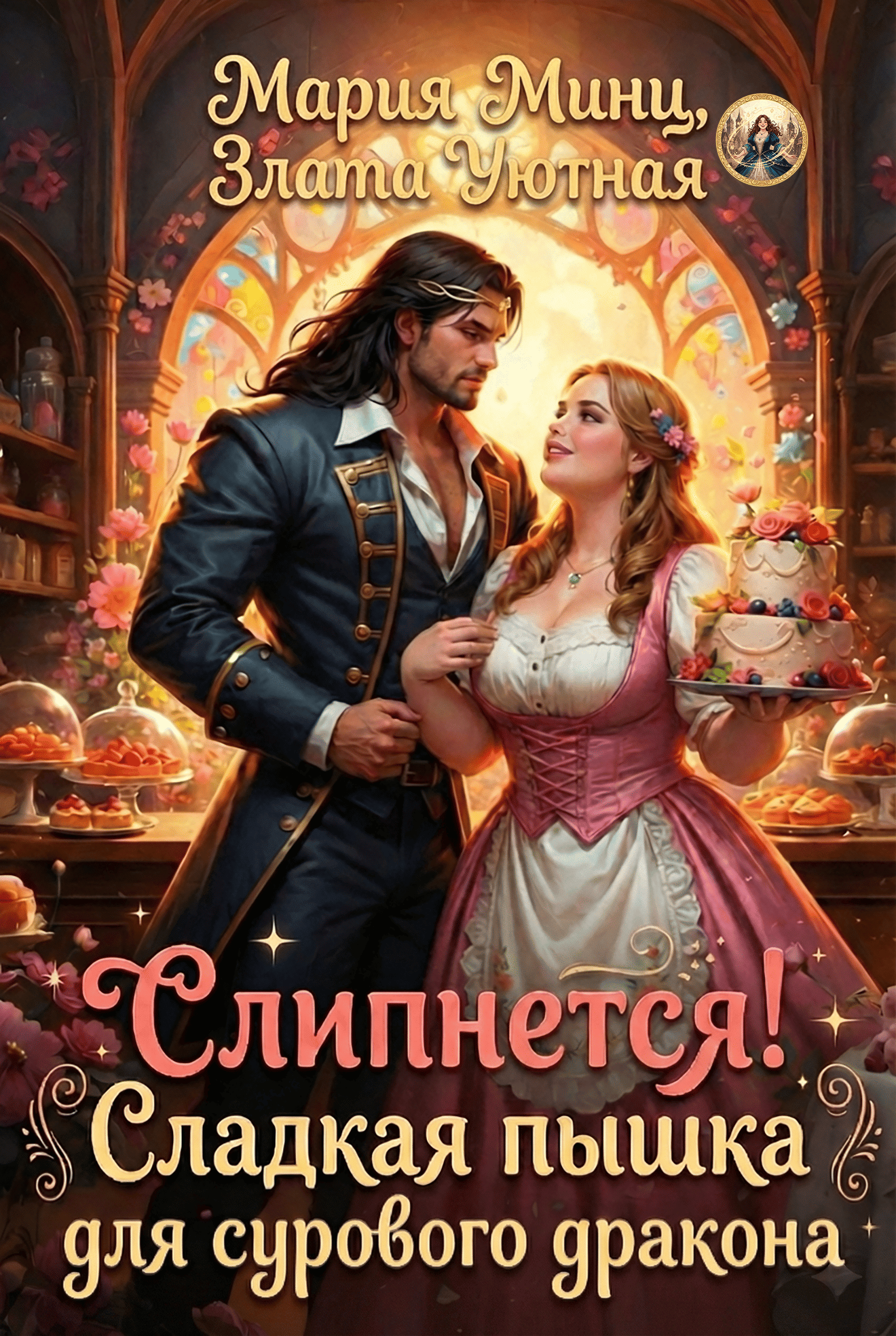 Обложка книги «❀ Слипнется! Сладкая пышка для сурового дракона ❀»