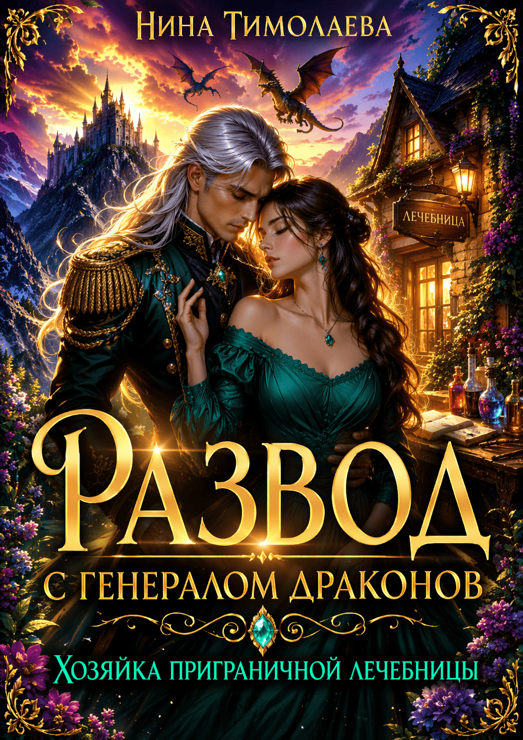 Обложка книги «Развод с генералом драконов. Хозяйка приграничной лечебницы»