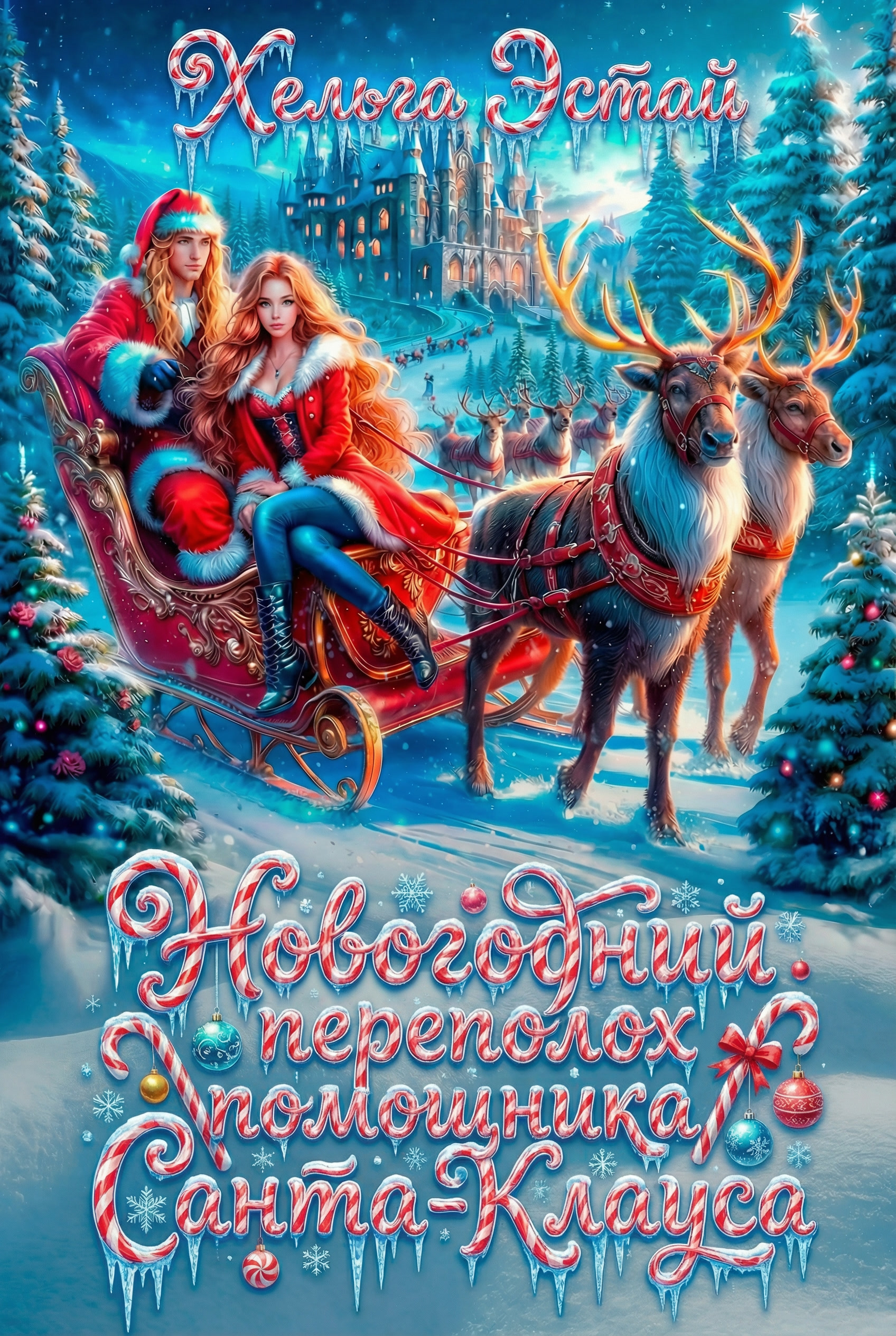 Обложка книги «Снежный переполох помощника Санта-Клауса»