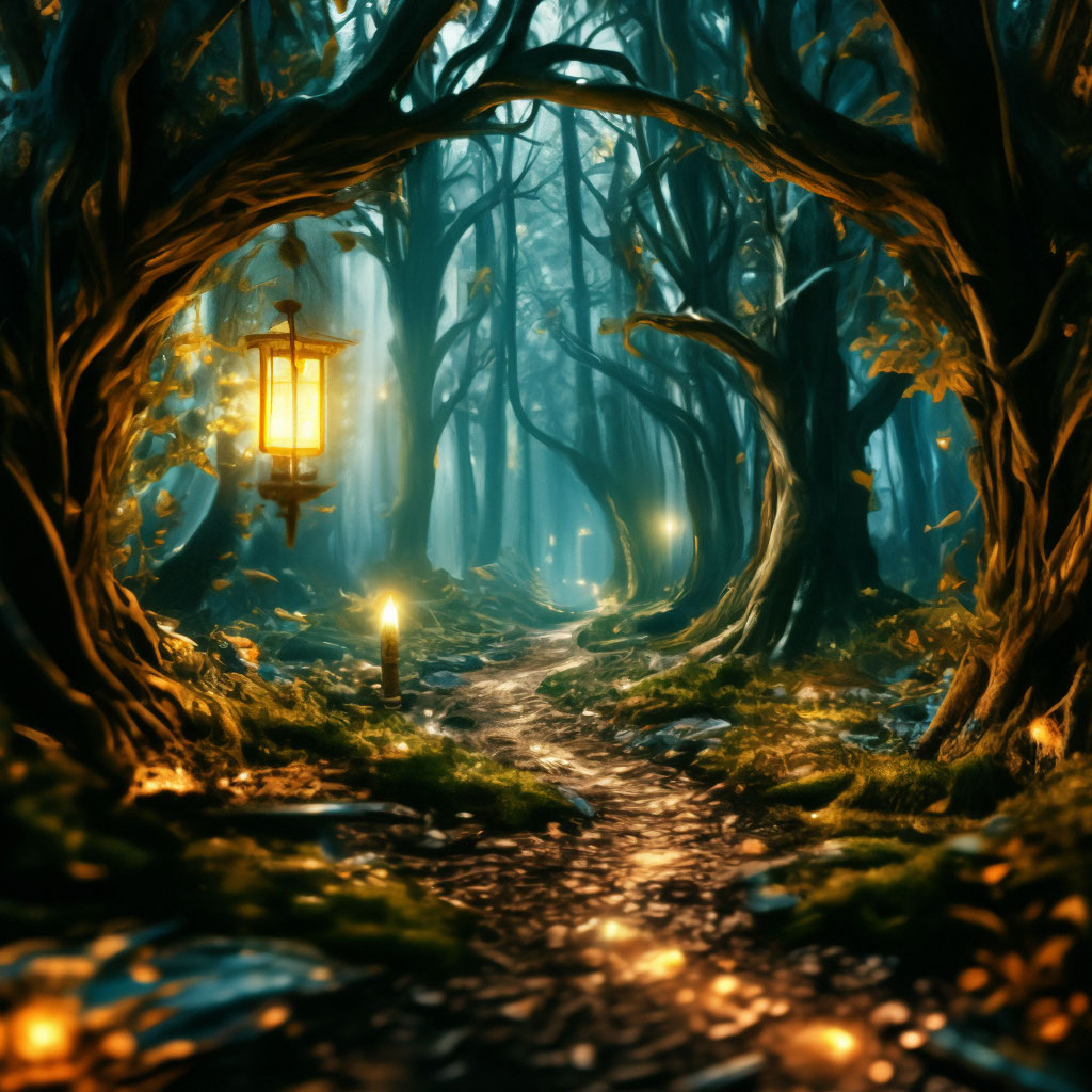 Обложка книги «Заколдованный лес»