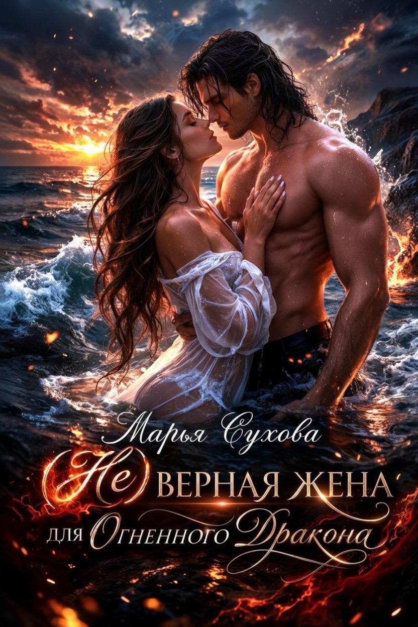 Обложка книги «(Не) верная жена для огненного дракона»