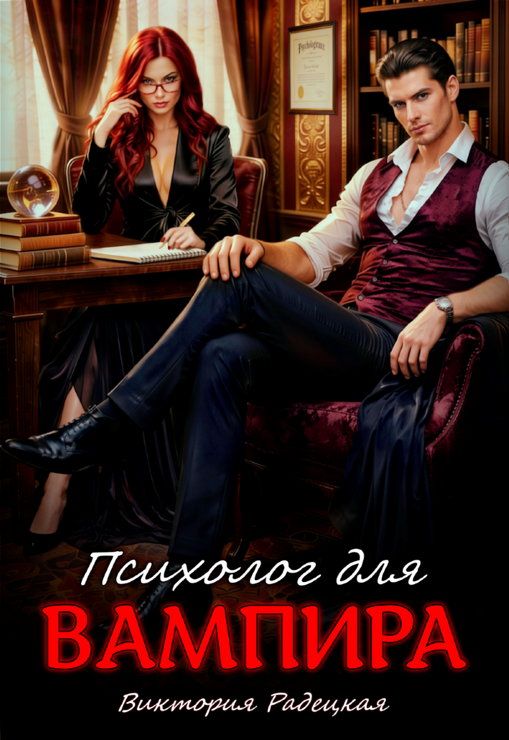 Обложка книги «Психолог для вампира»