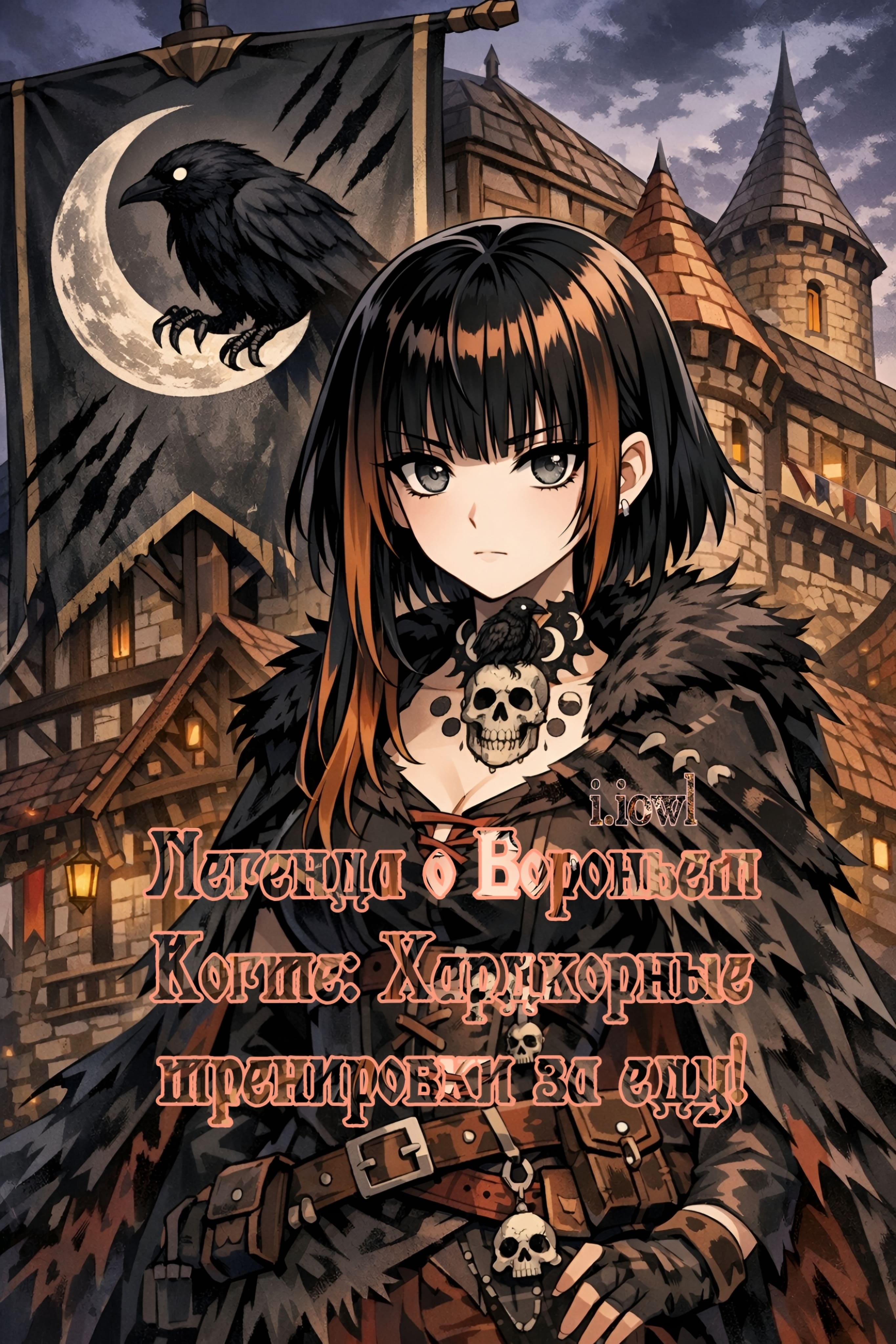 Обложка книги «Легенда о Вороньем Когте: Хардкорные тренировки за еду!»