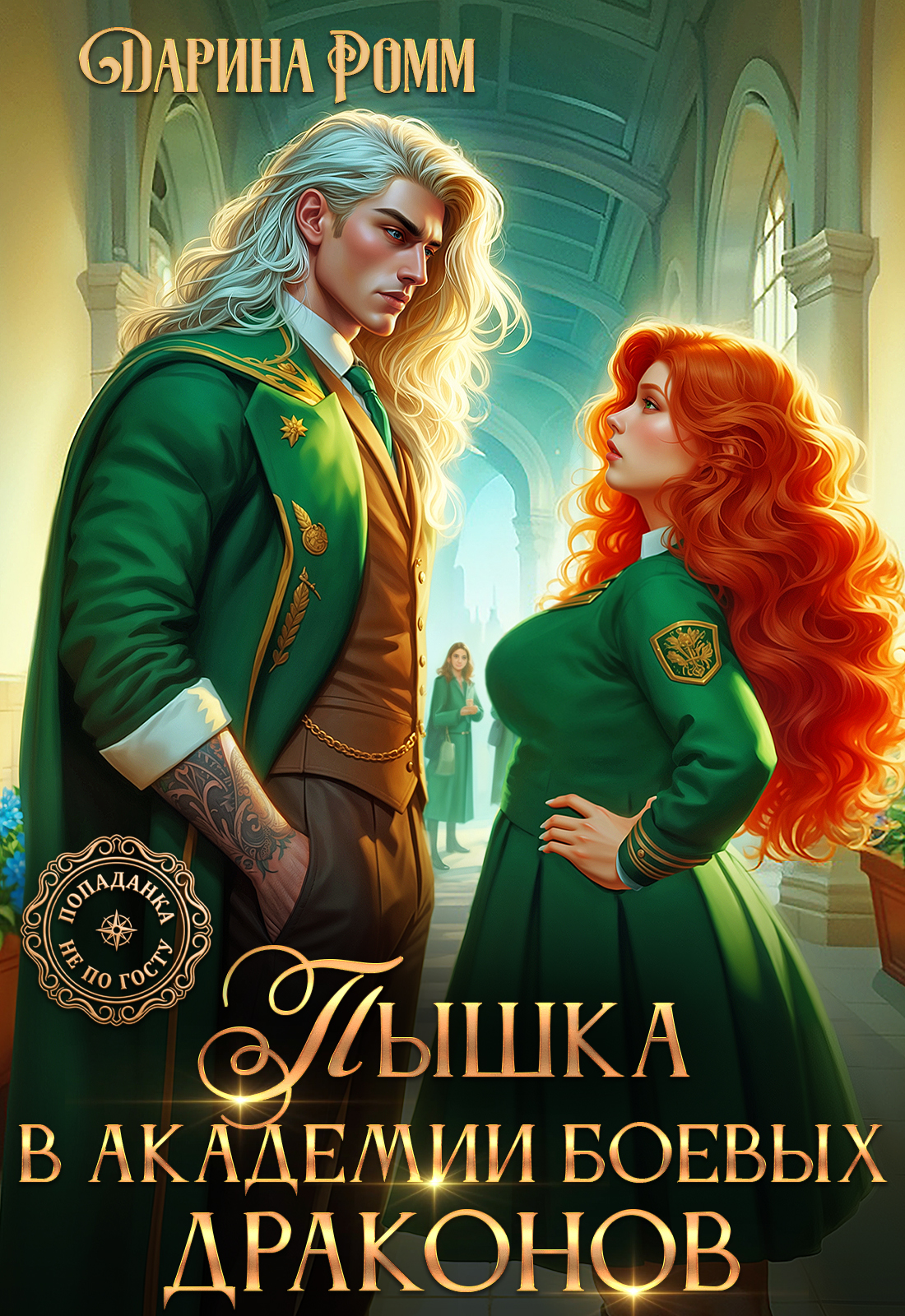 Обложка книги «Пышка в Академии боевых драконов»