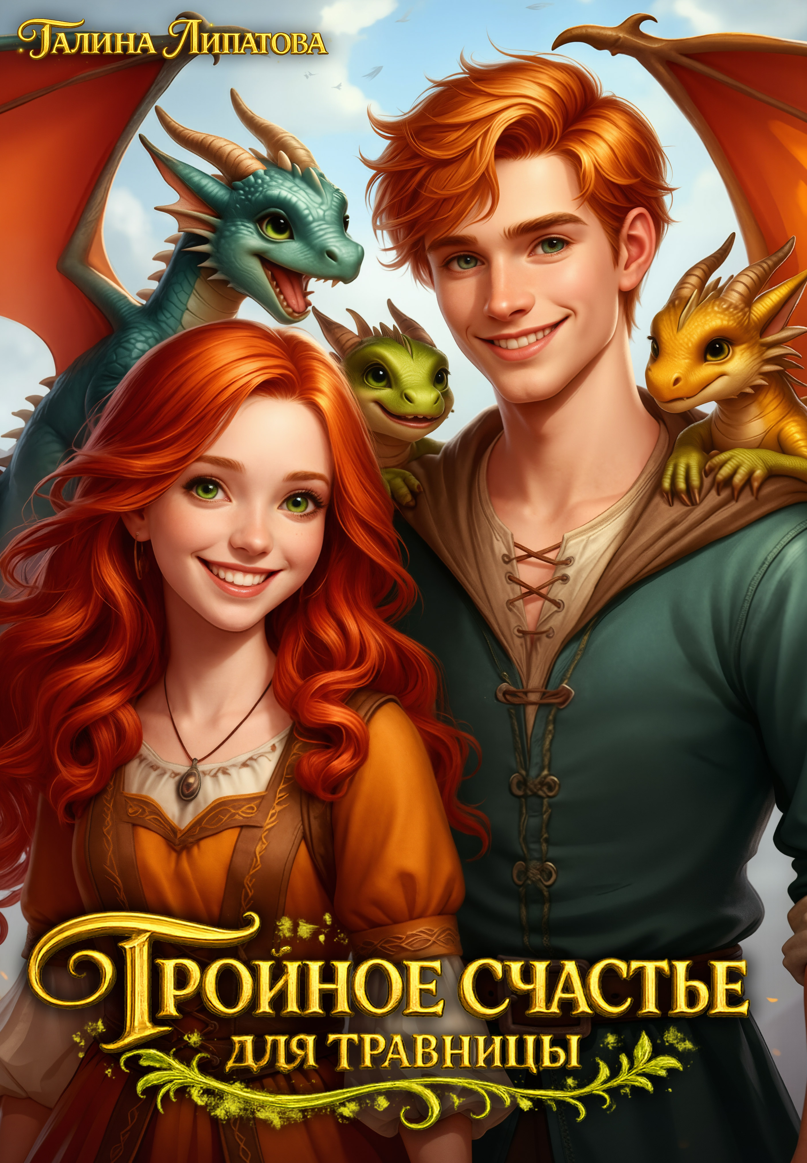 Обложка книги «Тройное счастье для травницы»