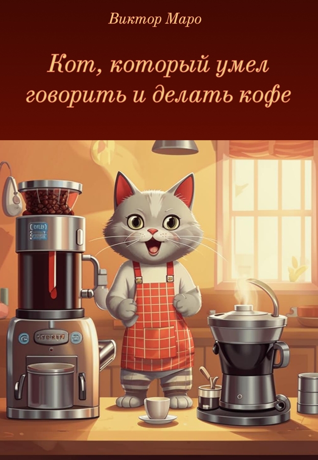 Обложка книги «Кот, который умел говорить и делать кофе»