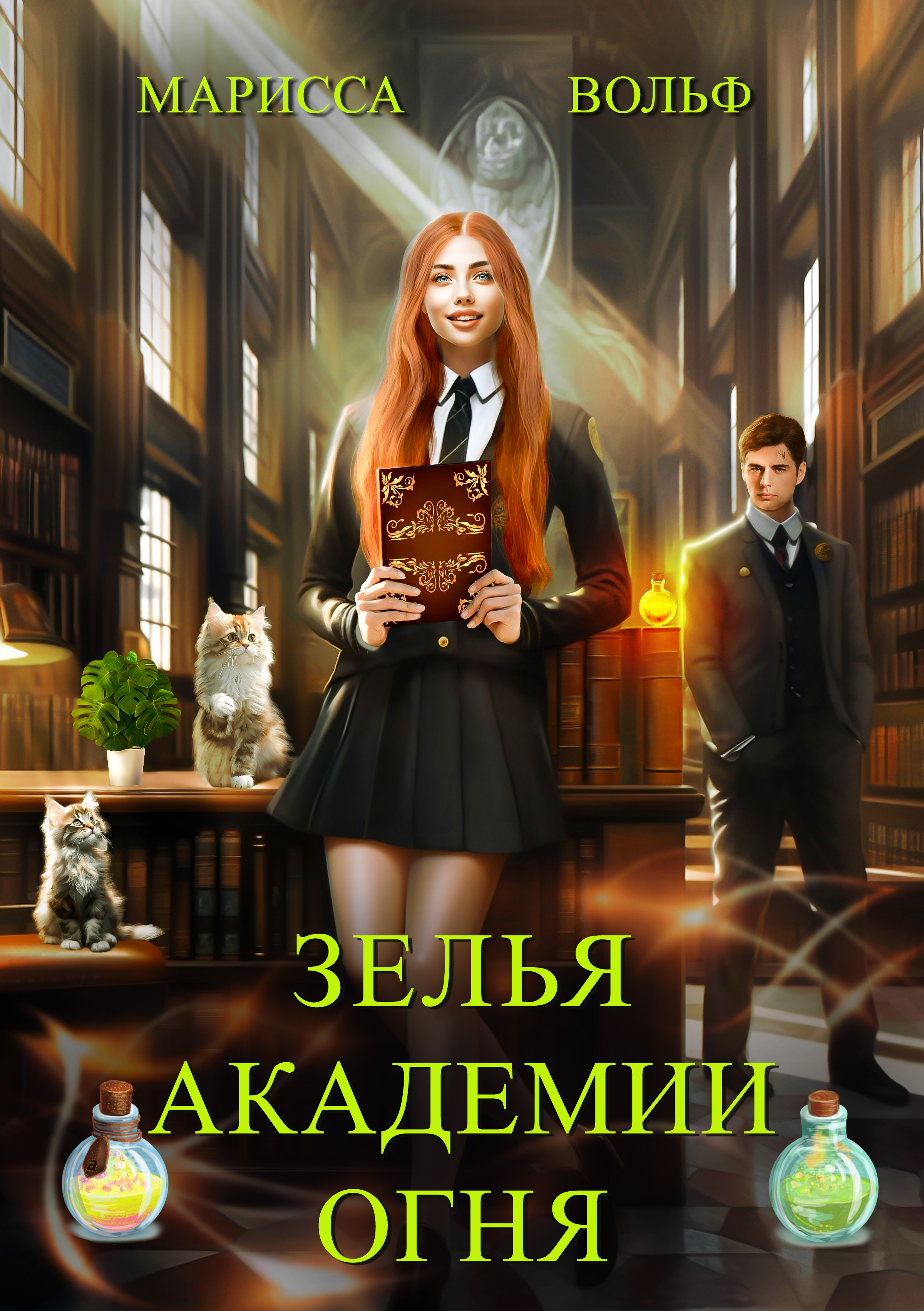 Обложка книги «Зелья Академии Огня»