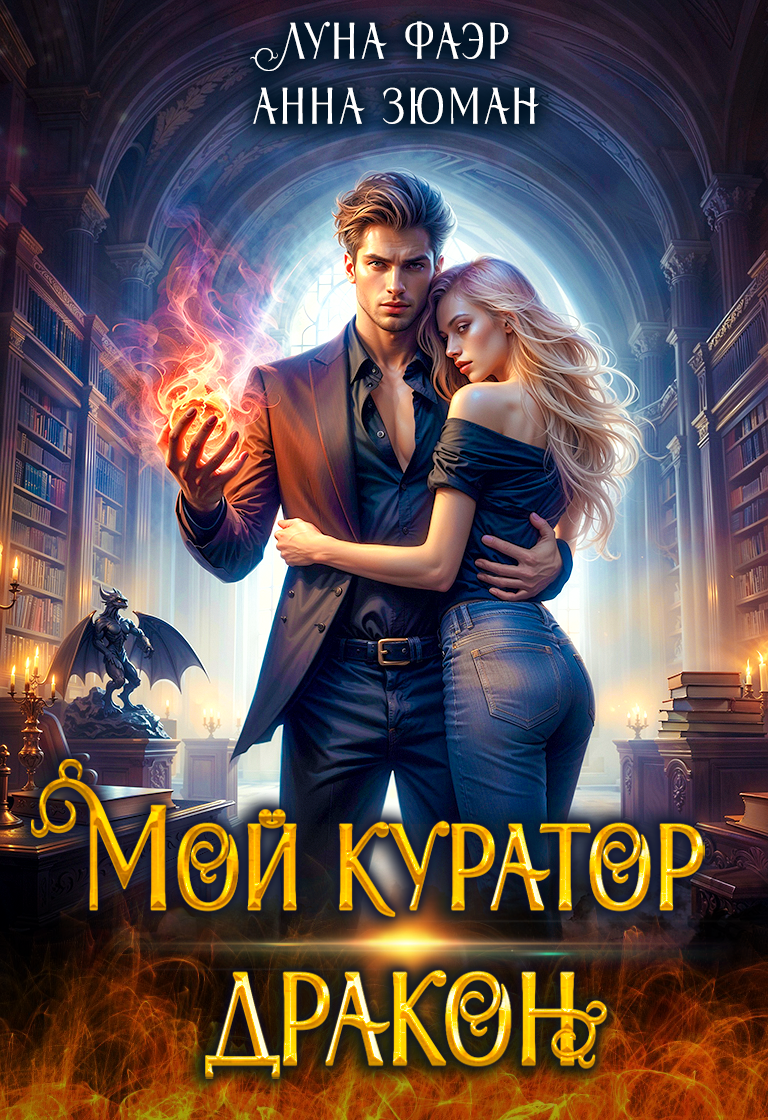Обложка книги «Мой куратор — дракон»