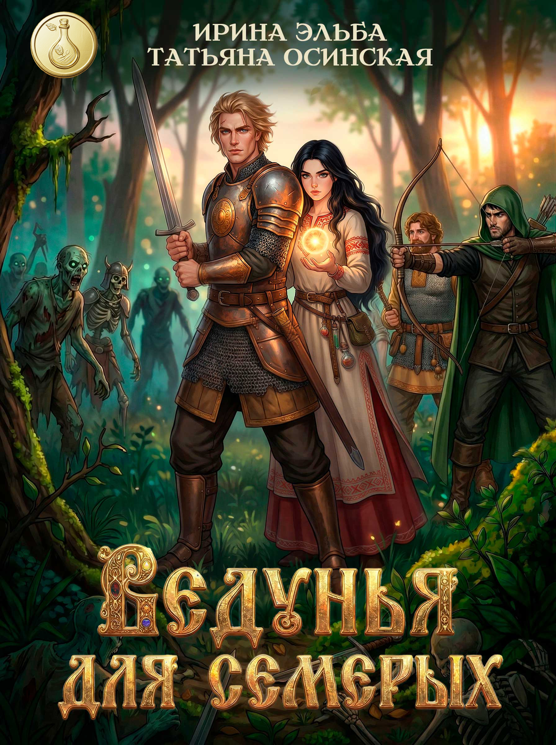 Обложка книги «Ведунья для семерых»