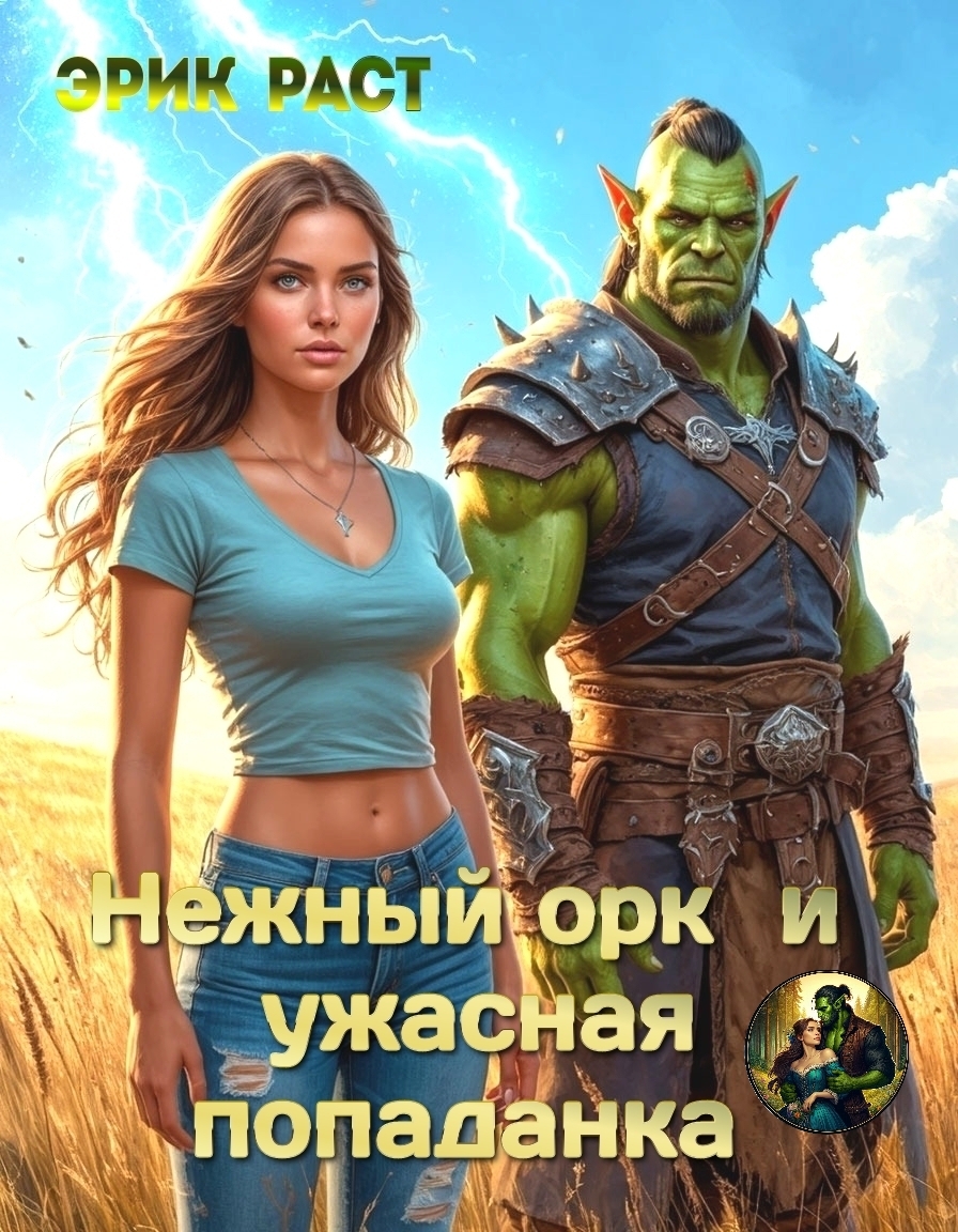 Обложка книги «Нежный орк и ужасная попаданка»