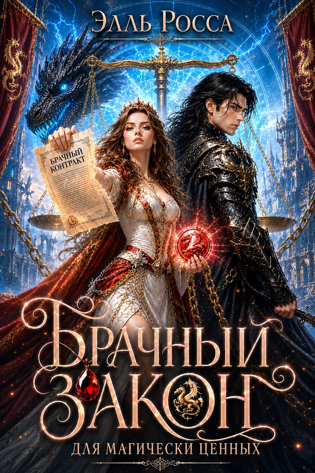 Обложка книги «Брачный закон для магически ценных»