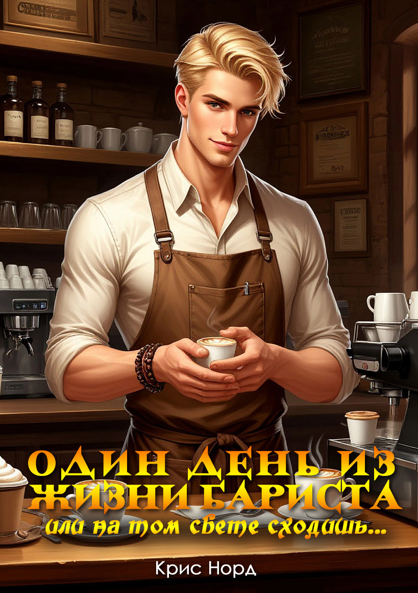 Обложка книги «Один день из жизни бариста, или на том свете сходишь…»