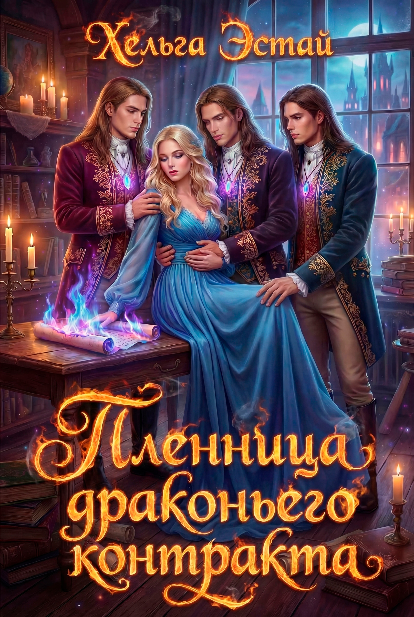 Обложка книги «Пленница драконьего контракта»