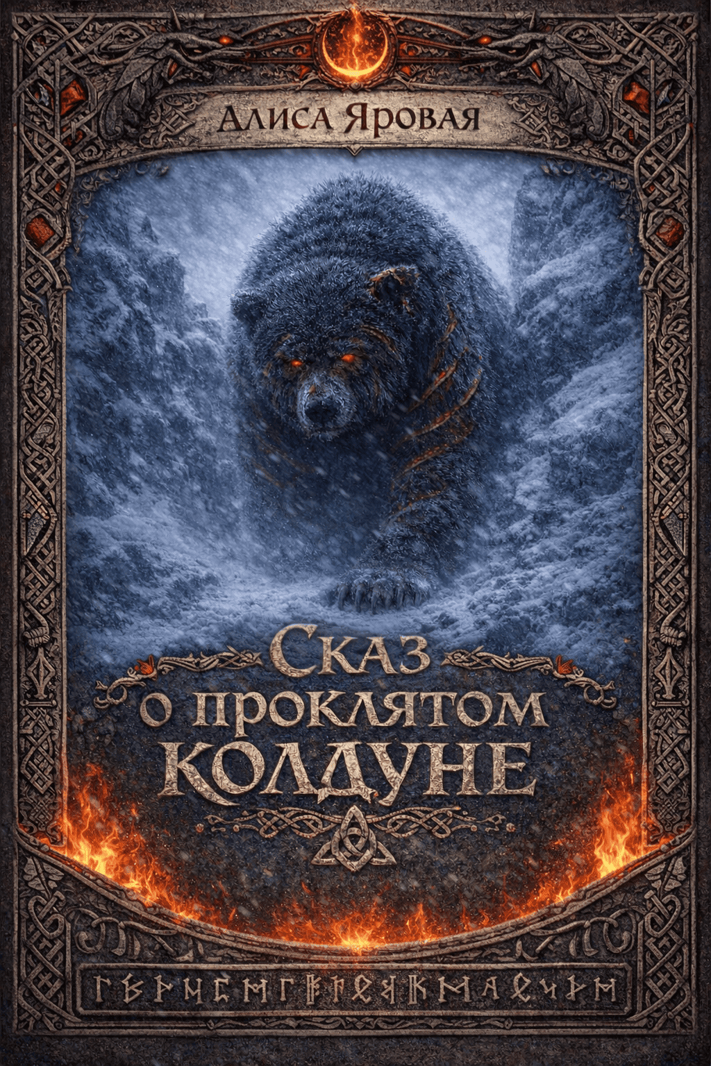Обложка книги «Сказ о проклятом колдуне»