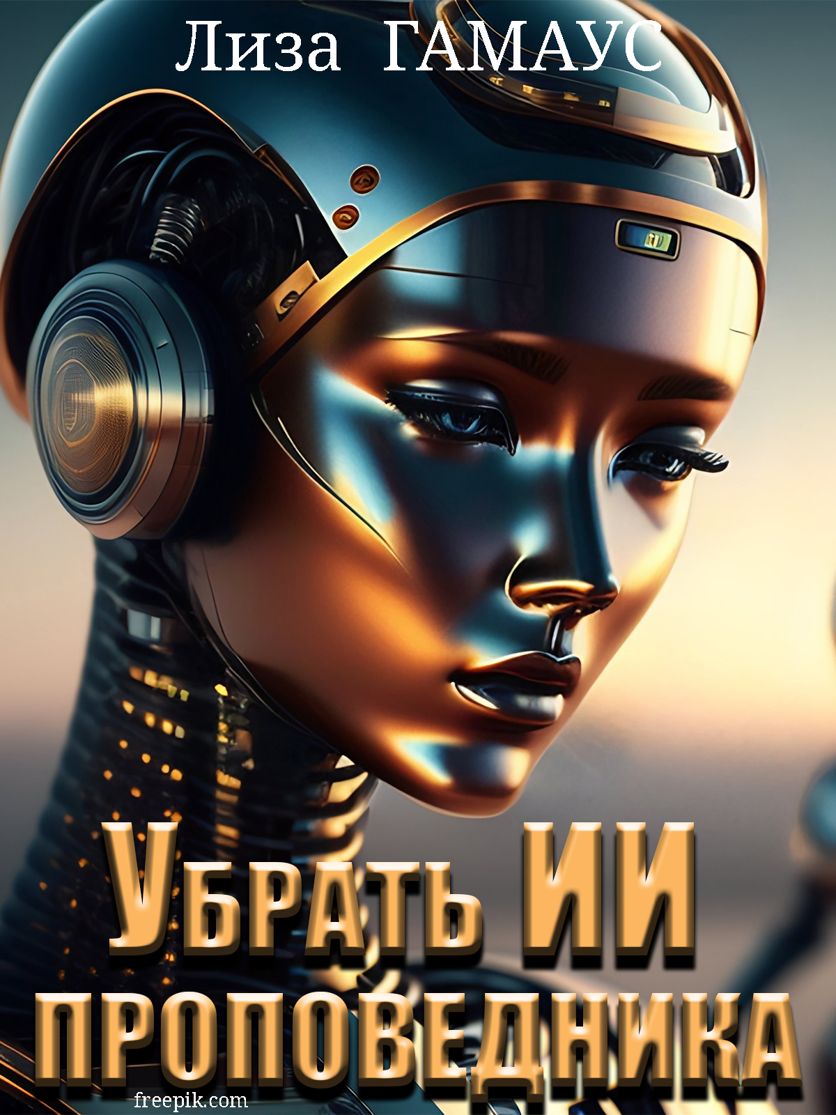 Убрать искусственный интеллект. Обложка на комп