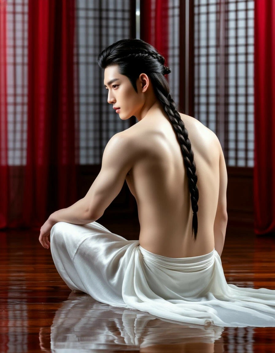 жрец Дзин в купальне