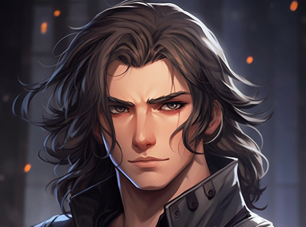 Мирей собственной несколько растрёпанной персоной. Обычно его прическа гораздо аккуратнее – волосы тщательно зачёсаны и забраны в хвост.