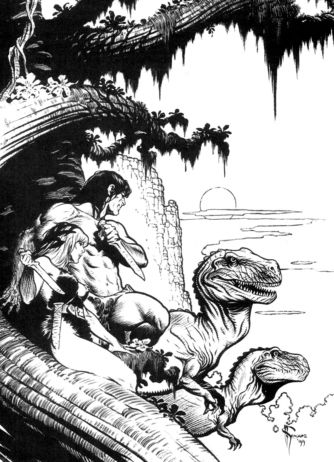 Автор Марк Шульц, по этой иллюстрации написан рассказ на конкурс.